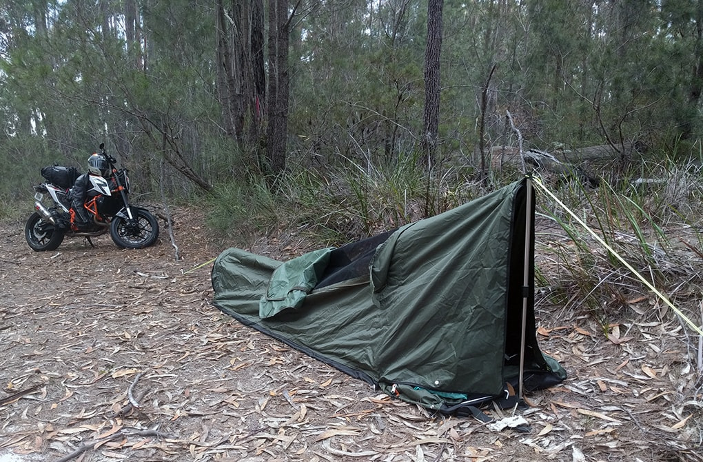 SEASONFORT Backpack Bed Motorcycle Swag