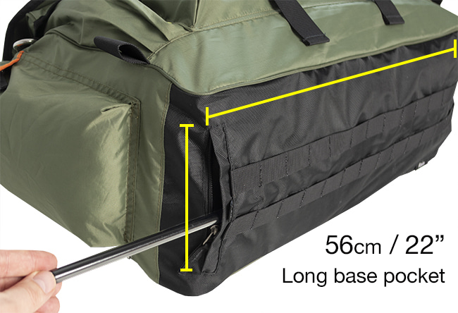 SEASONFORT EXPANSE Backpack Bed pole pocket - full length